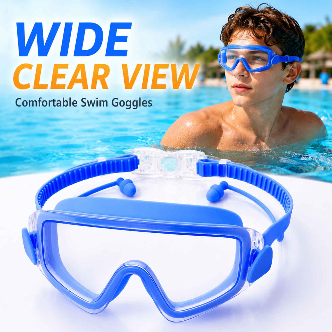 1PC Swim Goggles Snorkel Divin - đánh giá và giá Anti Pollution Mask