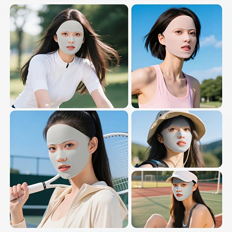 Solid Color Breathable Sunscre - đánh giá và giá Sports Mask Breathable