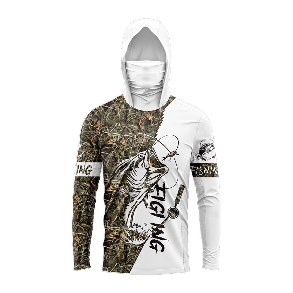 Men Bass Fish Print Fishing Ho - đánh giá và giá Sports Mask Breathable