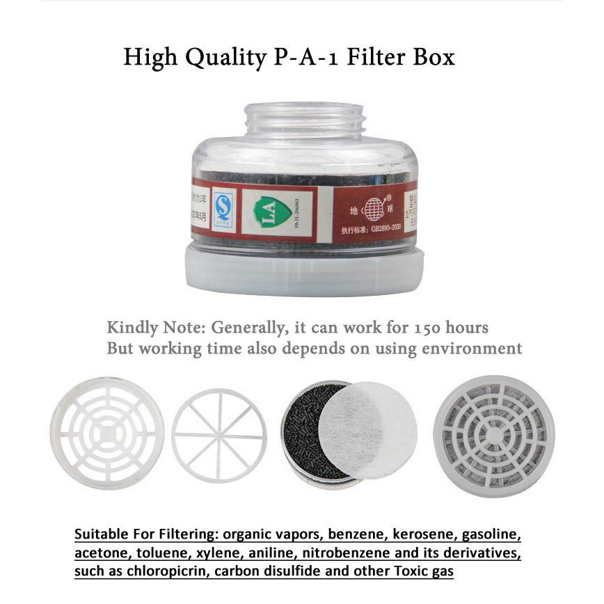 1pcs RD40 40mm Round Gas Mask  - đánh giá và giá Dust Mask Construction