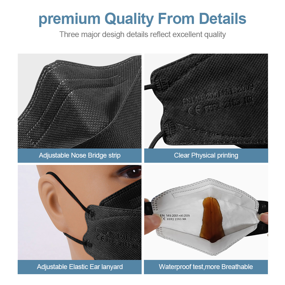 Adult Fish Shape Certified KN9 - đánh giá và giá Anti Pollution Mask