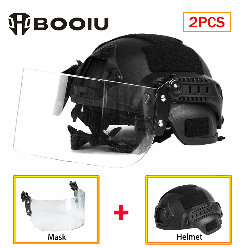 BOOIU New Tactical Helmet Face - đánh giá và giá Kids Face Mask