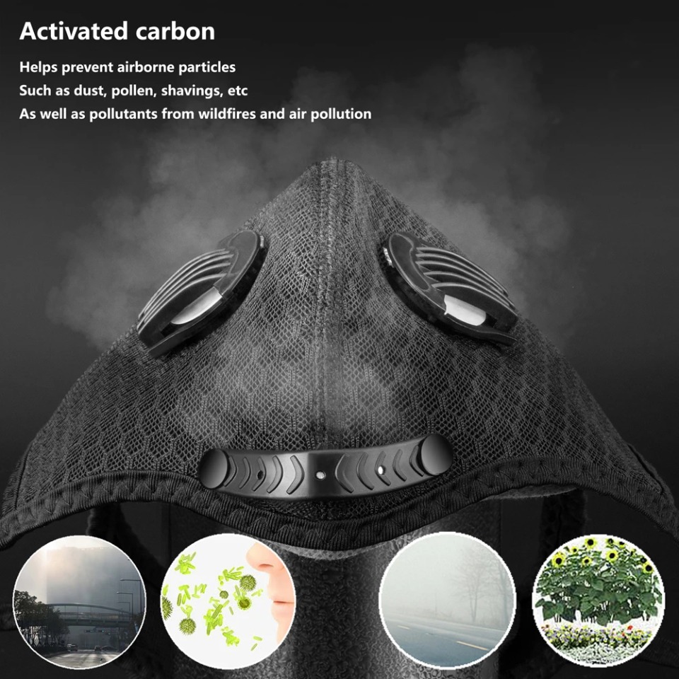 1PCS Cycling Mask With Activat - đánh giá và giá Dust Mask Construction