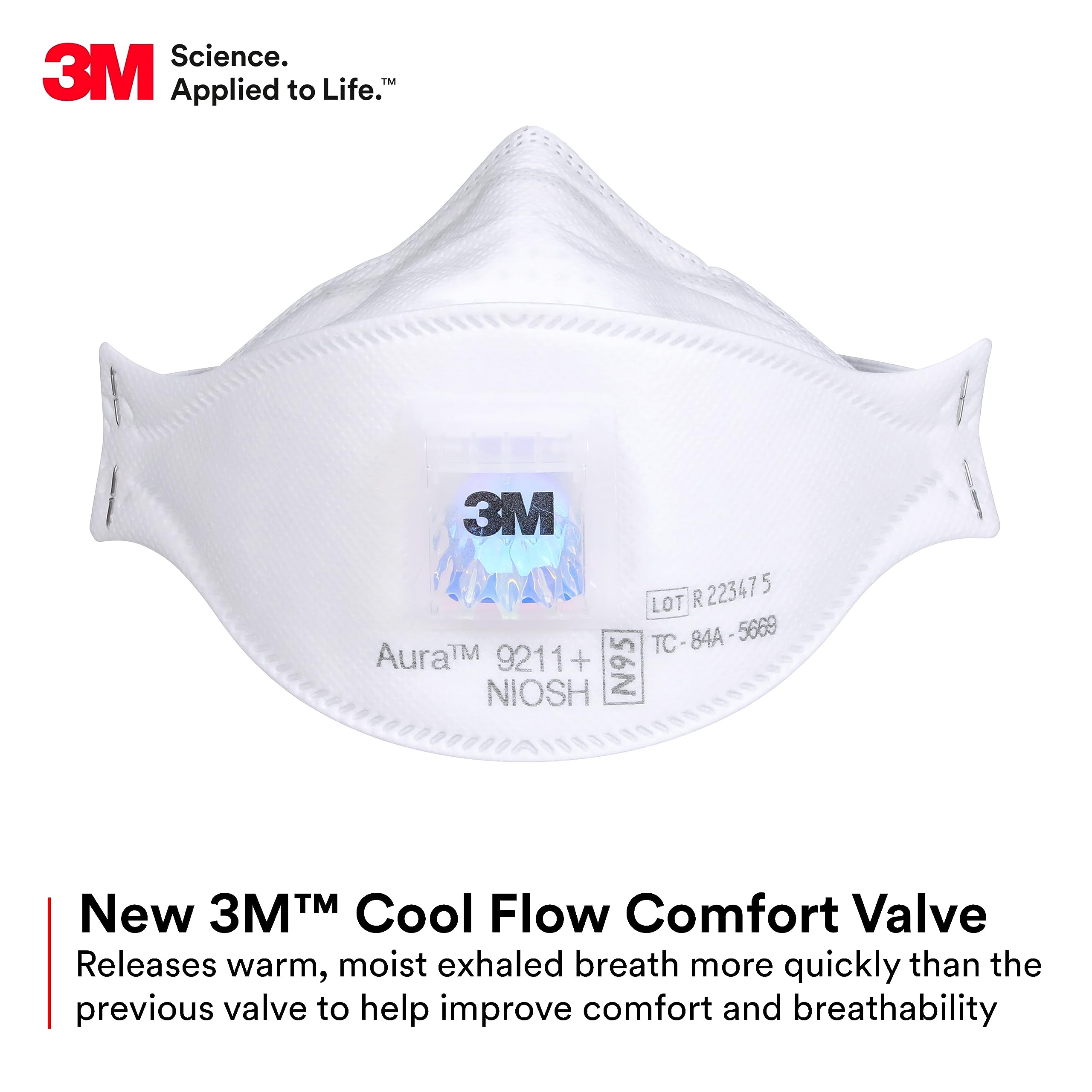 3M Aura 9211+ Particulate Resp - đánh giá và giá Dust Mask Construction