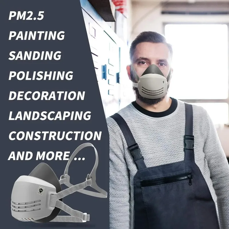 Dust Mask +20pcs Filter Cotton - đánh giá và giá Dust Mask Construction