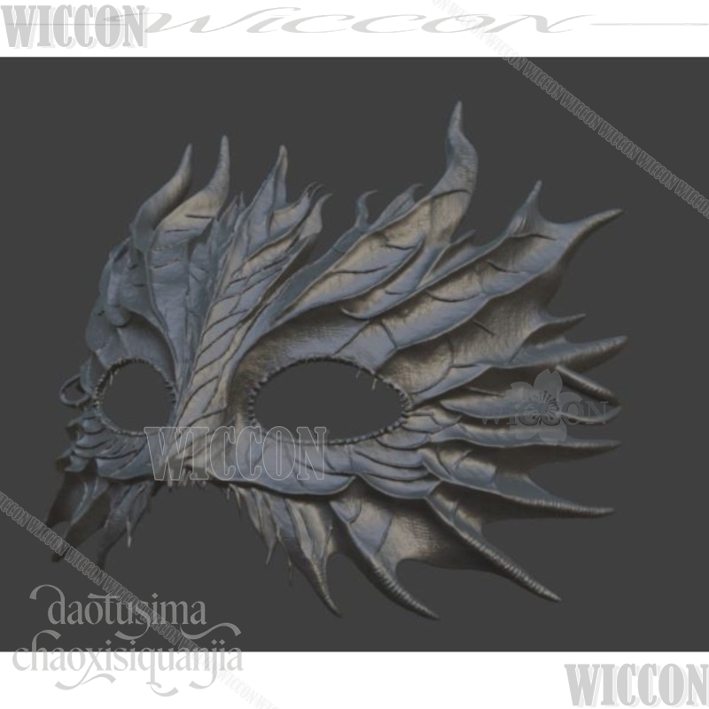 Black Dragonscale Masquerade M - đánh giá và giá Black Face Mask Pack